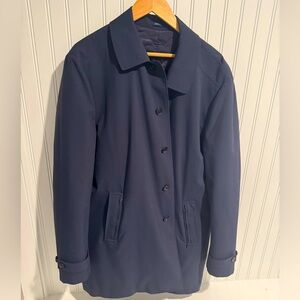JWN Navy Car Coat